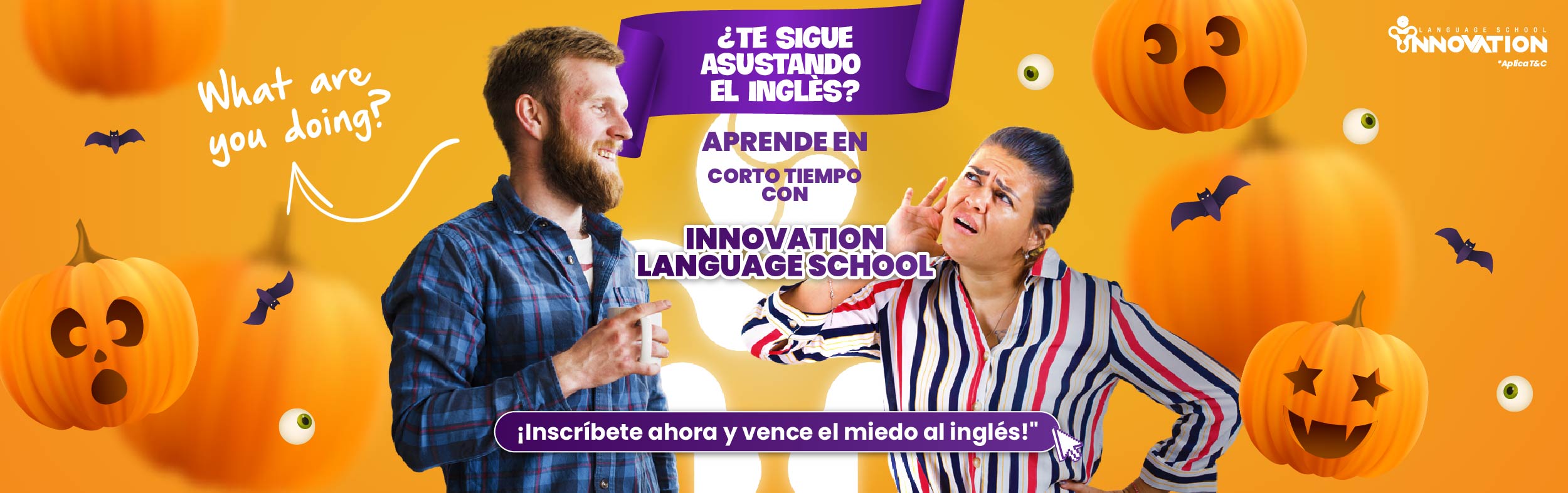 Banner Estudia Ingles en Meses - Innovation Language School